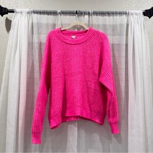 Aerie Hot Pink Sweater Sz M